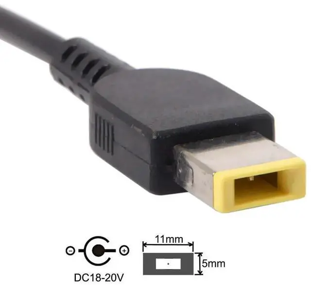 Alt view image 6 of 7 - AJMRTC USB3.1 TypeC to Rectangle 11.0x4.5mm PD Trigger Emulator Charging Cable,PD Decoy Power Cord for Lenovo ThinkPad X1 Carbon and Laptops with 11.0×4.5mm Rectangle Power Jack