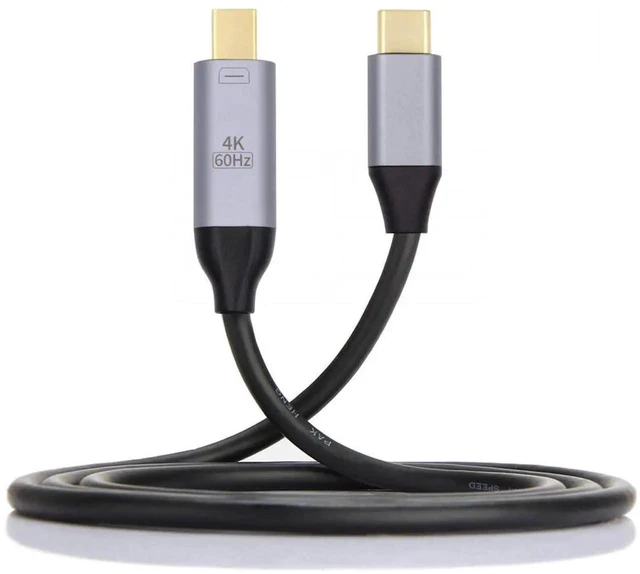 Main image of AJMRTC 1.8m USBC to Mini DisplayPort Male Cable, USB3.1 Source Input, 4K Video Output, External Display Cord for Laptop Connecting MiniDP Monitor and Display Screen