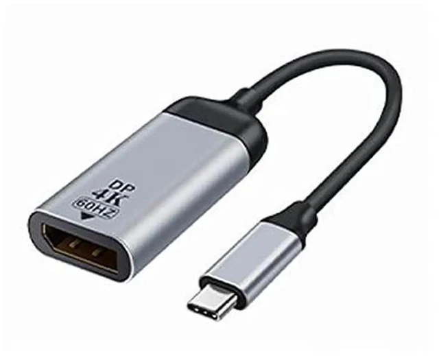 Main image of AJMRTC USBC to DisplayPort DP Cable Adapter,4K@60Hz 2K@60Hz Video Output Cord for Laptops,Tablets,Smartphones,DP AltMode TypeC to DP Monitor Connection Cable