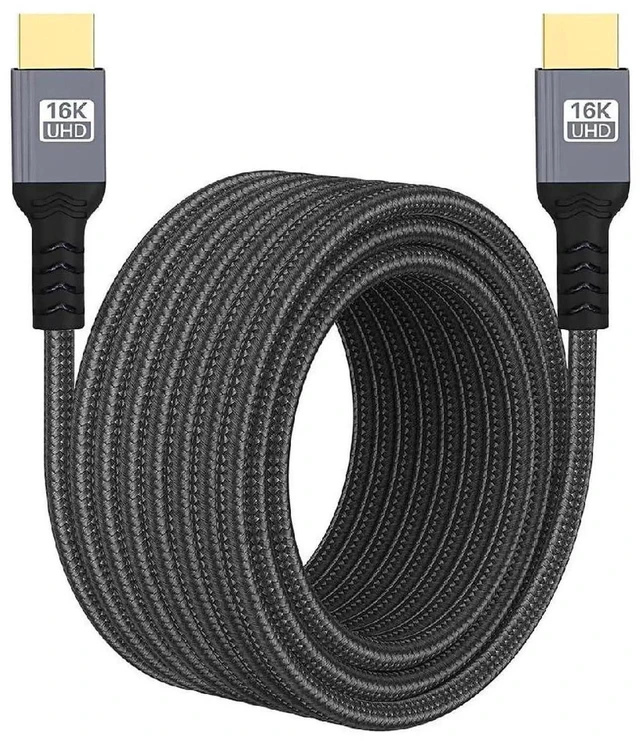 Main image of AJMRTC 100cm HDMI 2.2 Ultra HighSpeed Cable,Male to Male UHD Video Cord,96Gbps Bandwidth,16K@60Hz,8K@120Hz for HDTV,Monitor,Desktop,Laptop,Projector,Home Theater & Gaming