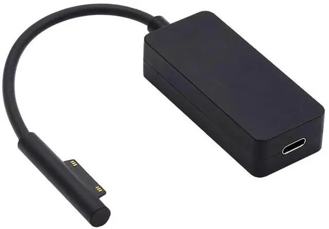 Main image of AJMRTC USBC Female to Microsoft Surface Pro 39 / Book Pro Charging Cable,65W 15V DC Power Cord,USBC PD Power Supply Adapter Cable for Surface Pro3 Pro4 Pro5 Pro6 Pro7 Pro8 Pro9 Book Pro