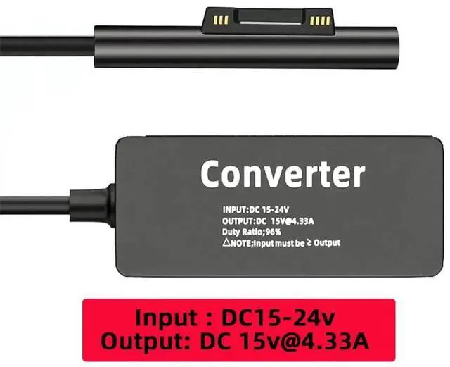 Alt view image 7 of 7 - AJMRTC 65W 15V USBC Female to Surface Charging Cable 20cm, TypeC Female DC Power Charge Cord for Surface Pro3 Pro4 Pro5 Pro6 Pro7 Pro8 Pro9, Surface Book Pro, PD Power Bank & USBC Charger