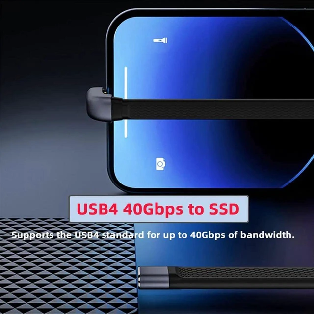 Alt view image 4 of 7 - AJMRTC UShape BackAngled Opposite Direction Flat FPC USB4 Cable 13cm, 40Gbps 240W/100W PD Charging 8K Video USBC Male to Male Ribbon Cord for Laptops, Smartphones, Compact Device Connections