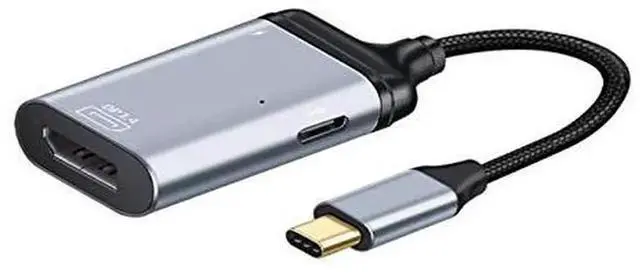 Main image of AJMRTC USBC to DisplayPort Adapter, 4K 2K 60Hz Video Converter with Female PD Charging Port, USBC DP Monitor Converter for Laptops, Tablets, USBC Devices
