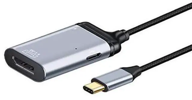 Alt view image 5 of 6 - AJMRTC USBC to DisplayPort Adapter, 4K 2K 60Hz Video Converter with Female PD Charging Port, USBC DP Monitor Converter for Laptops, Tablets, USBC Devices