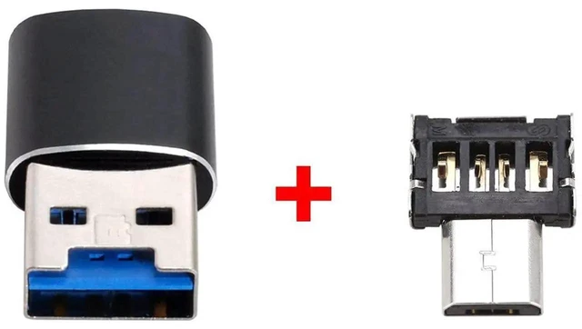 Alt view image 2 of 7 - AJMRTC USB 3.0 Micro SD TF SDXC Card Reader with Micro USB 5Pin OTG Adapter, DualInterface Memory Card Reader for Android Tablets, Smart Cell Phones, PC Laptops
