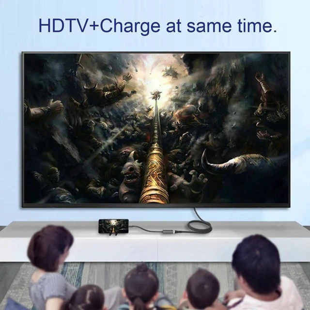 Alt view image 4 of 7 - AJMRTC USBC to VGA Adapter, TypeC to VGA RGB HDTV Converter 1080P@60Hz with PD Female Power Port, Thunderbolt 3/4 Compatible for Laptop, PC, Monitor, Projector, HD Display