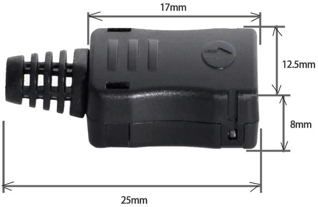 Alt view image 5 of 7 - AJMRTC 10 Set DIY 4Pin USB 2.0 TypeC Female Socket SMT Connector Kit, with PC Board, Housing and 3.0mm SR Strain Relief for Electronic Project DIY Repair