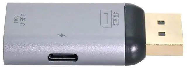 Alt view image 5 of 7 - AJMRTC USBC Female Source to DisplayPort DP Sink Adapter, 4K@60Hz 1080P Video Output with PD Power PassThrough, DP Alt Mode Converter for USBC Laptops, Smart Phones, Tablets to DP Monitor HDTV Proj
