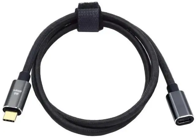 Alt view image 4 of 7 - AJMRTC USB4 Male to Female Extension Cable 30cm, 40Gbps Data Transfer, 100W PD Fast Charging, 8K@60Hz Video Output, Compatible with Thunderbolt 3/4 for Laptop, Docking Station, External SSD