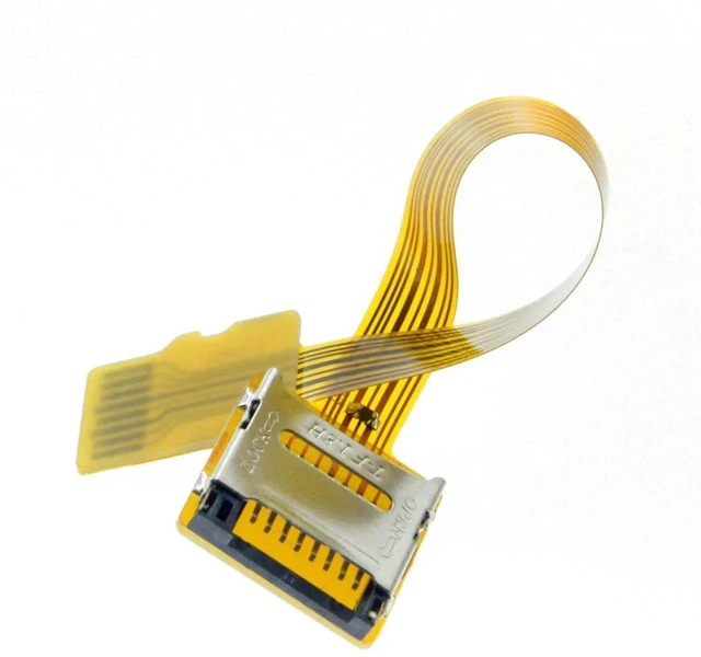 Alt view image 5 of 7 - AJMRTC Male to Female Micro SD TF Memory Card Extension Cable,Soft Flat FPC Flexible Extender Cord 10cm,for Micro SD TF Card Adapter,DIY Electronics,Embedded Project,Device Internal Modification