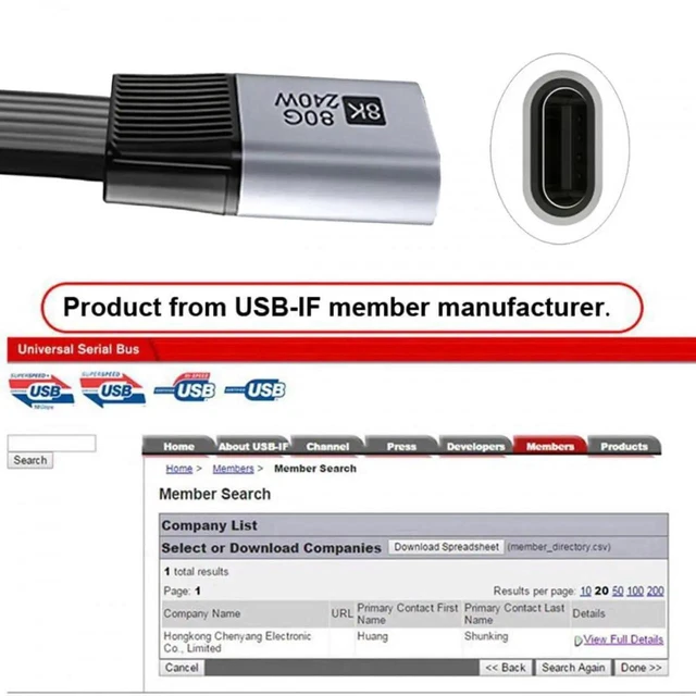 Alt view image 4 of 7 - AJMRTC USB5.0 Flat Slim FPC Male to Female UpAngled 90Degree Extension Cable 20cm,80Gbps,240W PD,16K 8K 60Hz 5K Video,LowProfile Compatible with USB4.0 Thunderbolt 3/4/5