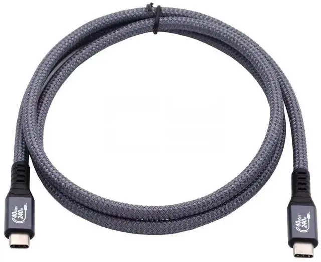 Main image of AJMRTC USBIF Certified USB4 TypeC Cable,40Gbps Data Transfer,240W PD3.1 EPR Charging,Backward 100W Compatible,8K@60Hz 5K Video Output,USBC Cord for Laptop,SSD,Docking Station