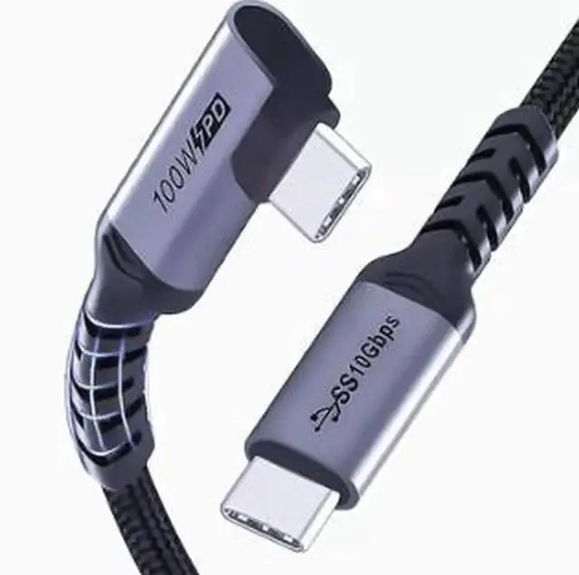 Main image of AJMRTC USBC to USBC Cable 9.8FT(3M), USB3.1 Gen2 10Gbps FullFunction Cord, 100W PD Fast Charging, 4K@60Hz Video Output for Laptop, External SSD, Monitor and USBC Mobile Devices