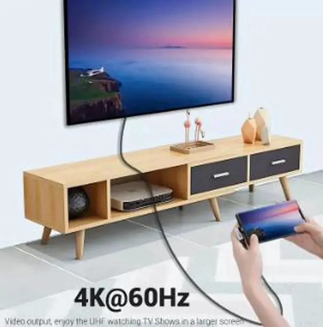 Alt view image 2 of 4 - AJMRTC USBC to USBC Cable 9.8FT(3M), USB3.1 Gen2 10Gbps FullFunction Cord, 100W PD Fast Charging, 4K@60Hz Video Output for Laptop, External SSD, Monitor and USBC Mobile Devices