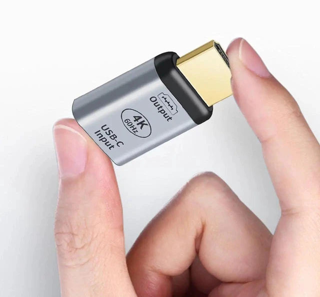 Alt view image 5 of 7 - AJMRTC USBC Female Source to HDMI Sink Adapter, 4K@60Hz & 1080P Video Converter, USBC to HDMI Display Adapter for Laptop, Tablet, Smartphone HDTV Monitor Projection
