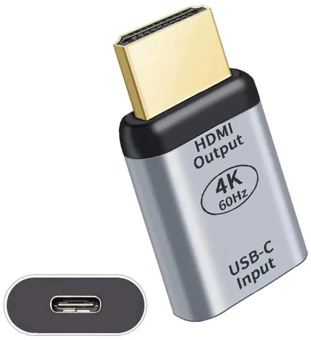 Alt view image 6 of 7 - AJMRTC USBC Female Source to HDMI Sink Adapter, 4K@60Hz & 1080P Video Converter, USBC to HDMI Display Adapter for Laptop, Tablet, Smartphone HDTV Monitor Projection