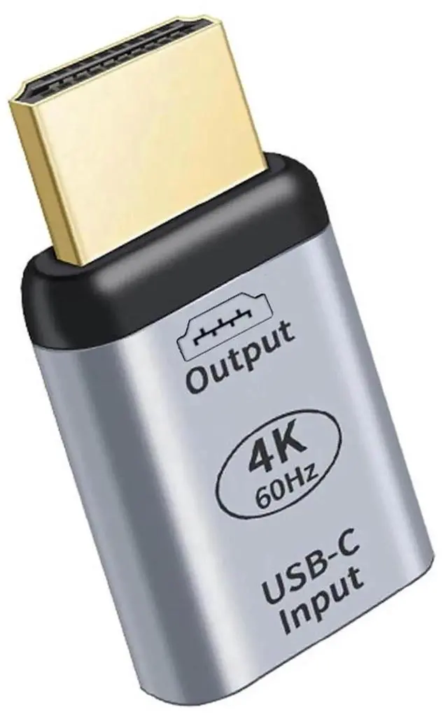 Alt view image 3 of 7 - AJMRTC USBC Female Source to HDMI Sink Adapter, 4K@60Hz & 1080P Video Converter, USBC to HDMI Display Adapter for Laptop, Tablet, Smartphone HDTV Monitor Projection