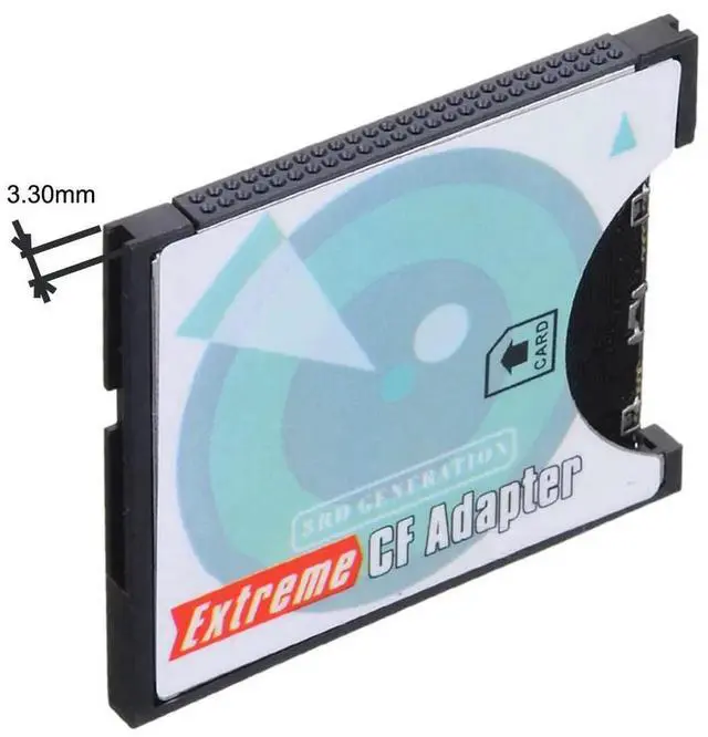 Alt view image 4 of 7 - AJMRTC SD SDHC SDXC to Compact Flash CF Type I Adapter Card, Convert SD Memory Card to CF TypeI Card for Camera, Camcorder, Industrial Device HighSpeed Storage Conversion