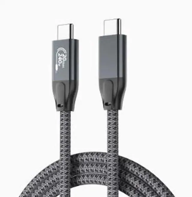 Main image of AJMRTC USBC to USBC Cable 16.4FT(5M), USB 3.2 Gen2 FullFunction Cable,20Gbps Data Sync,PD3.1 240W 5A Fast Charging EMarker Chip,4K@60Hz Video for Laptop,SSD,Monitor,Docking Station,Compatible with