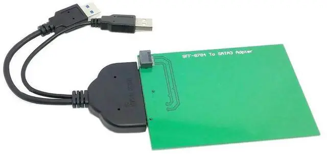 Main image of AJMRTC USB 3.0 to SATA 22Pin Adapter for WD5000MPCK SFF8784 SATA Express SSD, 5Gbps, Convert SFF8784 UltraSlim Drive to Standard 2.5" SATA for PC Laptop Data Recovery