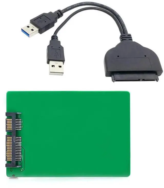 Alt view image 2 of 6 - AJMRTC USB 3.0 to SATA 22Pin Adapter for WD5000MPCK SFF8784 SATA Express SSD, 5Gbps, Convert SFF8784 UltraSlim Drive to Standard 2.5" SATA for PC Laptop Data Recovery
