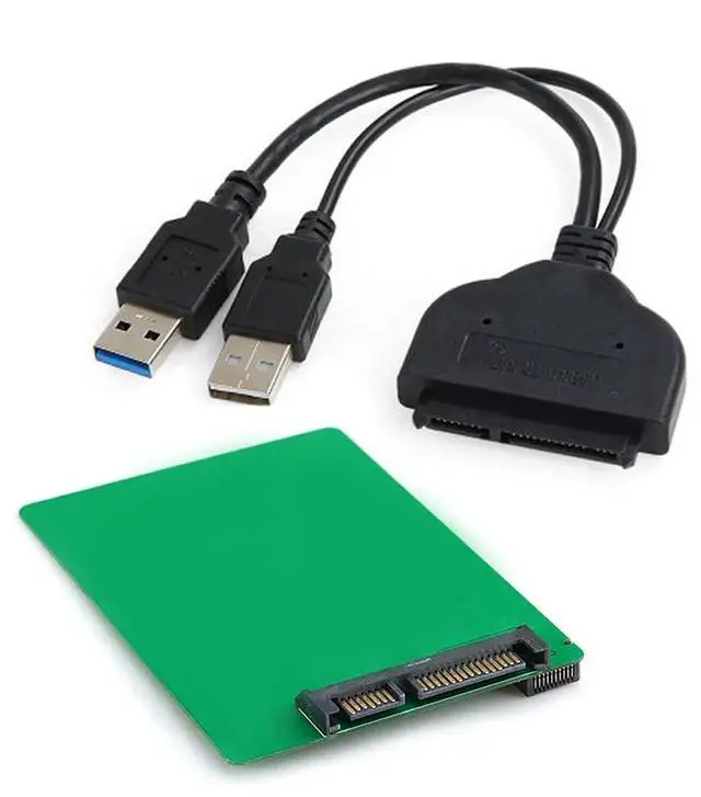 Alt view image 4 of 6 - AJMRTC USB 3.0 to SATA 22Pin Adapter for WD5000MPCK SFF8784 SATA Express SSD, 5Gbps, Convert SFF8784 UltraSlim Drive to Standard 2.5" SATA for PC Laptop Data Recovery