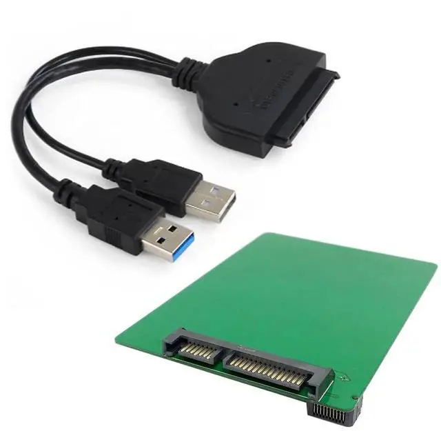 Alt view image 5 of 6 - AJMRTC USB 3.0 to SATA 22Pin Adapter for WD5000MPCK SFF8784 SATA Express SSD, 5Gbps, Convert SFF8784 UltraSlim Drive to Standard 2.5" SATA for PC Laptop Data Recovery