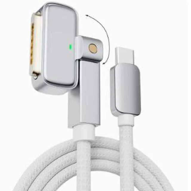 Main image of AJMRTC USBC to MagSafe 3 Cable 6.6FT(2M),140W PD Fast Charging Cord with Rotatable Magnetic Connector for MacBook Pro Laptop,Compatible with Standard USBC Power Adapters