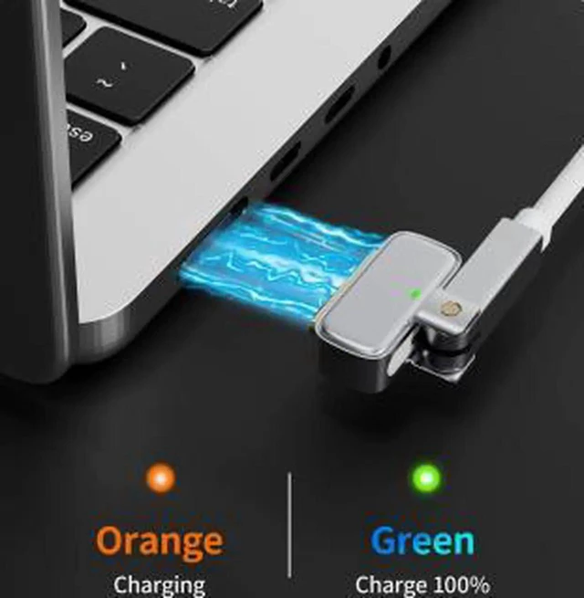 Alt view image 5 of 6 - AJMRTC USBC to MagSafe 3 Cable 6.6FT(2M),140W PD Fast Charging Cord with Rotatable Magnetic Connector for MacBook Pro Laptop,Compatible with Standard USBC Power Adapters