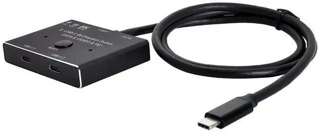 Main image of AJMRTC 50cm USBC BiDirectional MST 1to2 Switch Hub,8K@30Hz Video,100W PD Charging,10Gbps Data,TypeC Splitter with Short Cable for DualMonitor,Notebook and Docking Workstation