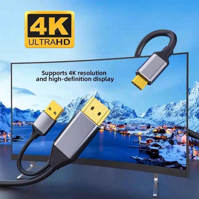 Alt view image 4 of 7 - AJMRTC 2.0M 6.56FT HDMI to USBC Cable,4K@60Hz Video with USB Power Supply,Supports Touch Function for Connecting Host to Portable Monitor,USBC Touch Display and VR Glasses