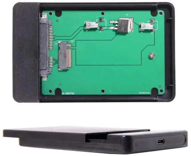 Main image of AJMRTC USBC SSD Enclosure for ThinkPad X1 Carbon 20+6Pin SATA SSD, USBC to 20+6Pin Hard Disk External Case, Portable Storage Adapter for OldGen X1 Carbon Proprietary SATA SSD