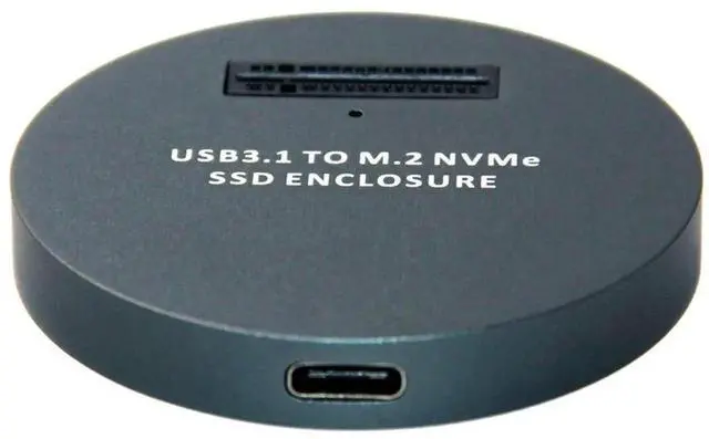 Main image of AJMRTC Vertical USBC to M.2 NVMe MKey SSD PCBA Adapter, USB3.1 External NGFF Converter Board, Black Bare PCB Adapter for 2230 2242 2260 2280 NVMe M.2 SSD, No Enclosure