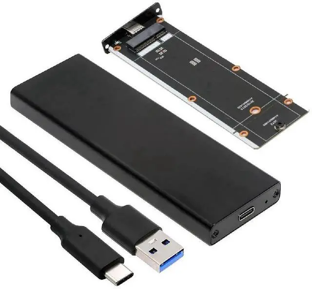 Main image of AJMRTC 7+17Pin Apple SSD Enclosure, USB3.0 TypeC 5Gbps External Hard Drive Case for 2012 MacBook Air A1465 A1466 Retina Proprietary SSD, Repurpose Old Mac SSD as Portable Mobile Storage