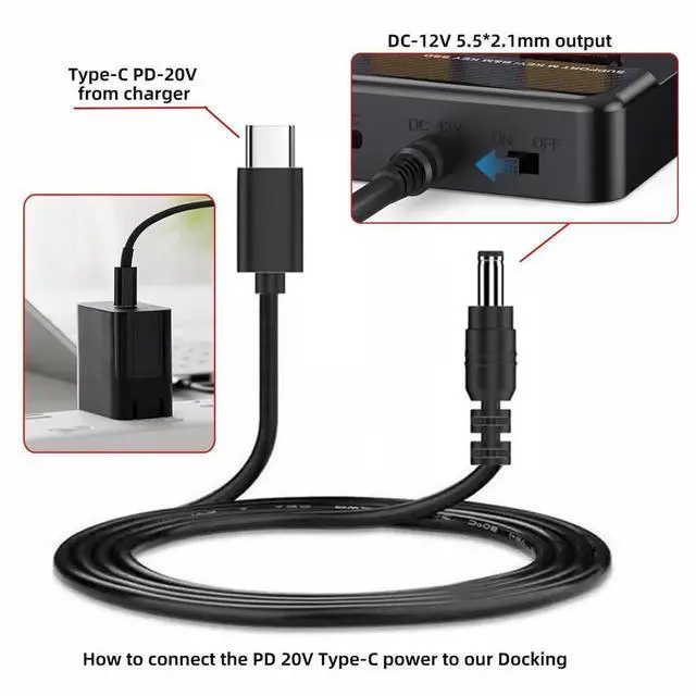 Alt view image 7 of 7 - AJMRTC Vertical DualBay M.2 NVMe Offline Cloner Enclosure, 20Gbps MKey NGFF to USBC OneClick Offline Clone Duplicator, DualSlot External Storage Docking Station for M.2 NVMe SSD Data Backup
