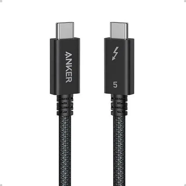 Main image of AJMRTC 3.3FT Thunderbolt 5 Certified USBC to USBC Cable, 80Gbps Data Transfer, 240W PD Fast Charging, Up to 120Gbps BandwidthBoost, 8K 4K Video for iPhone 16, MacBook, Docking Station, External NVM