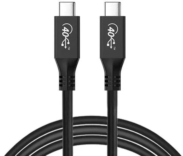 Main image of AJMRTC 100cm USBIFCertified USB4 CtoC Cable, 40Gbps Data Transfer, 100W PD Fast Charging, 8K@60Hz 5K@60Hz Video Output, Compatible with Thunderbolt 4/3, Laptop, Docking Station, External NVMe SSD