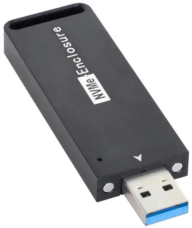 Main image of AJMRTC USB3.1 Gen2 M.2 NVMe MKey SSD Enclosure, 10Gbps USBC External Hard Drive Case, Portable Storage Adapter for 2230 2242Size PCIe MKey NGFF NVMe SSD, ToolFree Installation