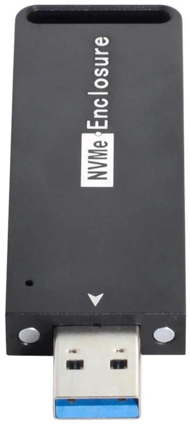 Alt view image 5 of 7 - AJMRTC USB3.1 Gen2 M.2 NVMe MKey SSD Enclosure, 10Gbps USBC External Hard Drive Case, Portable Storage Adapter for 2230 2242Size PCIe MKey NGFF NVMe SSD, ToolFree Installation