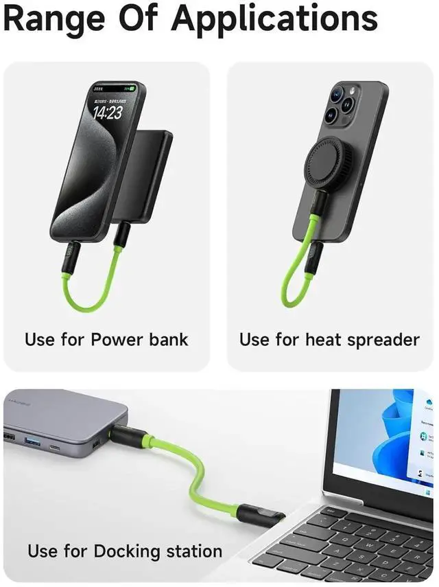 Alt view image 6 of 7 - AJMRTC USB4 Cable, LED Display USBC 240W Fast Charging Cord, 8K@60Hz Video 40Gbps Data Transfer Compatible with Thunderbolt 4/3 for iPhone 17 16 15 Pro Max, iPad, MacBook Pro Air