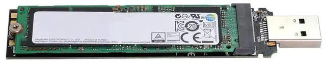 Alt view image 3 of 7 - AJMRTC USB 3.0 to M.2 NVMe MKey & SATA NGFF SSD Adapter PCBA Board, RTL9210B Chipset External Converter for M.2 NVMe SATA SSD, Bare Circuit Board Without Housing Case