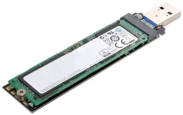 Alt view image 2 of 7 - AJMRTC USB 3.0 to M.2 NVMe MKey & SATA NGFF SSD Adapter PCBA Board, RTL9210B Chipset External Converter for M.2 NVMe SATA SSD, Bare Circuit Board Without Housing Case