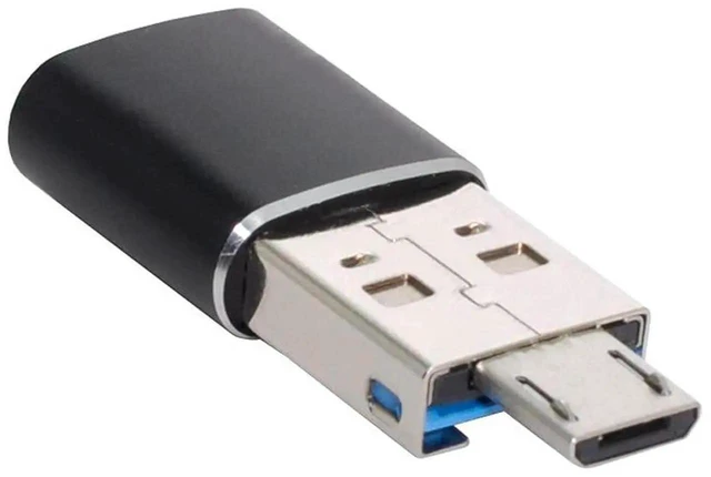 Alt view image 5 of 7 - AJMRTC USBC Card Reader Adapter, 5Gbps USB3.0 USBC to Micro SD SDXC TF Memory Card Reader for Laptop, Tablet, Smartphone, for File Transfer, Photo & Video Data Backup