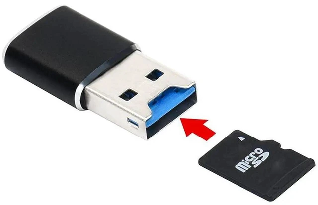 Alt view image 6 of 7 - AJMRTC USBC Card Reader Adapter, 5Gbps USB3.0 USBC to Micro SD SDXC TF Memory Card Reader for Laptop, Tablet, Smartphone, for File Transfer, Photo & Video Data Backup