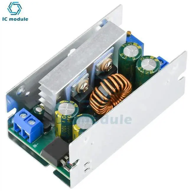 Alt view image 2 of 3 - AJMRTC 15A 200W DCDC Adjustable Buck Converter Module, 855V Input to 135V Output High Power StepDown Voltage Regulator with Aluminum Heat Dissipation Shell
