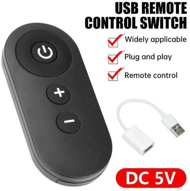 Alt view image 2 of 3 - AJMRTC DC 5V USB RF Remote Switch Dimmer Speed Control Module, Wireless OnOff Dimming Speed Adjustment Controller for LED Strip Lights, USB Fans, Night Lights, USBPowered DIY Lighting Projects