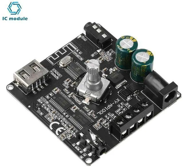Alt view image 2 of 3 - AJMRTC XYAP100L Digital Amplifier Board, 100W×2 Stereo HighPower Bluetooth Audio Module, DC826V Input, Support AUX Input, USB Sound Card for Home DIY Speaker Audio System