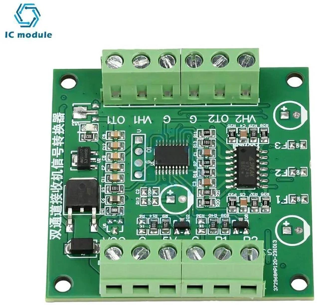 Alt view image 2 of 6 - AJMRTC 2CH PWM to Voltage Signal Converter Board, Servo Aeromodel Receiver Conversion Module, RC Crawler Motor Controller Accessory for RC Model Signal Conversion Projects