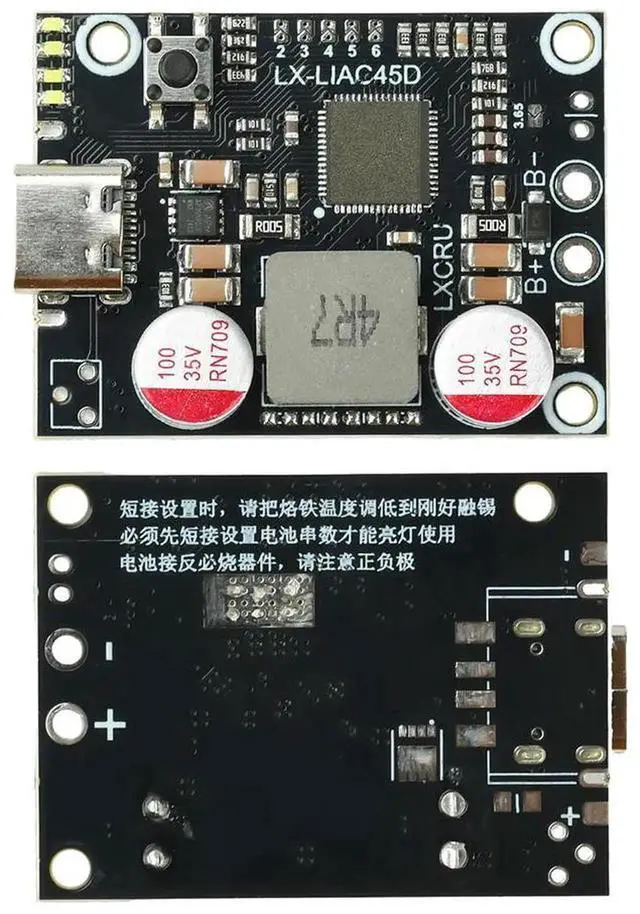 Alt view image 5 of 6 - AJMRTC 26S PD 45W Fast Charging Power Bank Module, DIY Mainboard for Lithiumion & LiFePO4 Battery Pack, MultiCell Mobile Power Supply Circuit Board for Custom Power Bank Projects